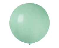 Balony Gemar, pastel kula 0.75m turkusowozielona macaron, 1szt.