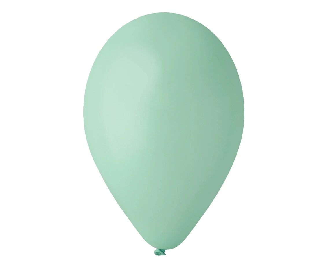 Balony Gemar 13", pastel turkusowozielone macaron, 50szt.