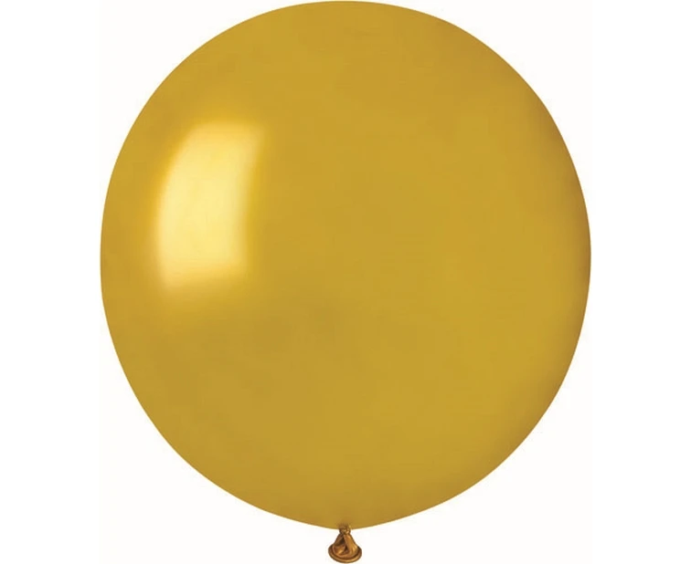 Balony gemar 19", metalik złote, 50szt. KK