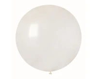 Balony Gemar, pastel kula 0.80m transparentna, 1szt.
