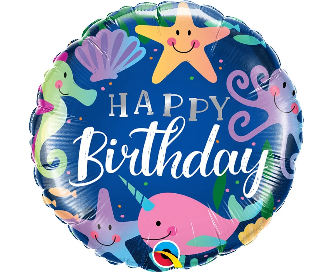 Balon foliowy 18" QL RND UNDER THE SEA KK