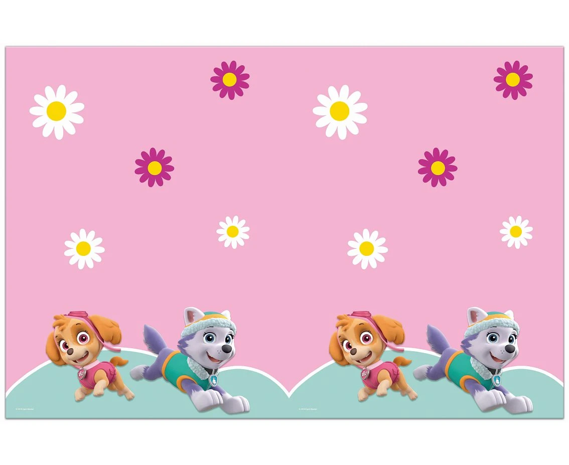 Obrus plastikowy Paw Patrol Skye and Everest, 120 x 180 cm, 1 szt.