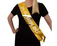 Szarfa papierowa na wieczór panieński Woo Hoo Hen Do, 4 szt.