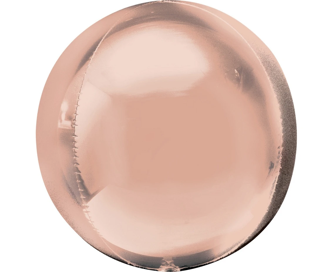 Balon foliowy ORBZ - kula Jumbo różowo-złota KK