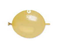 Balony Gemar 6", metalik do girland złote dorato, 100szt. KK