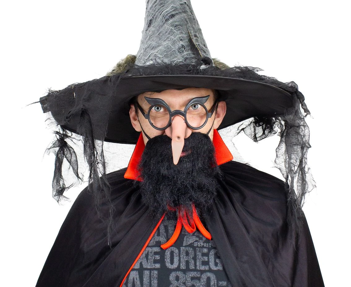 Okulary z nosem Baba Jaga