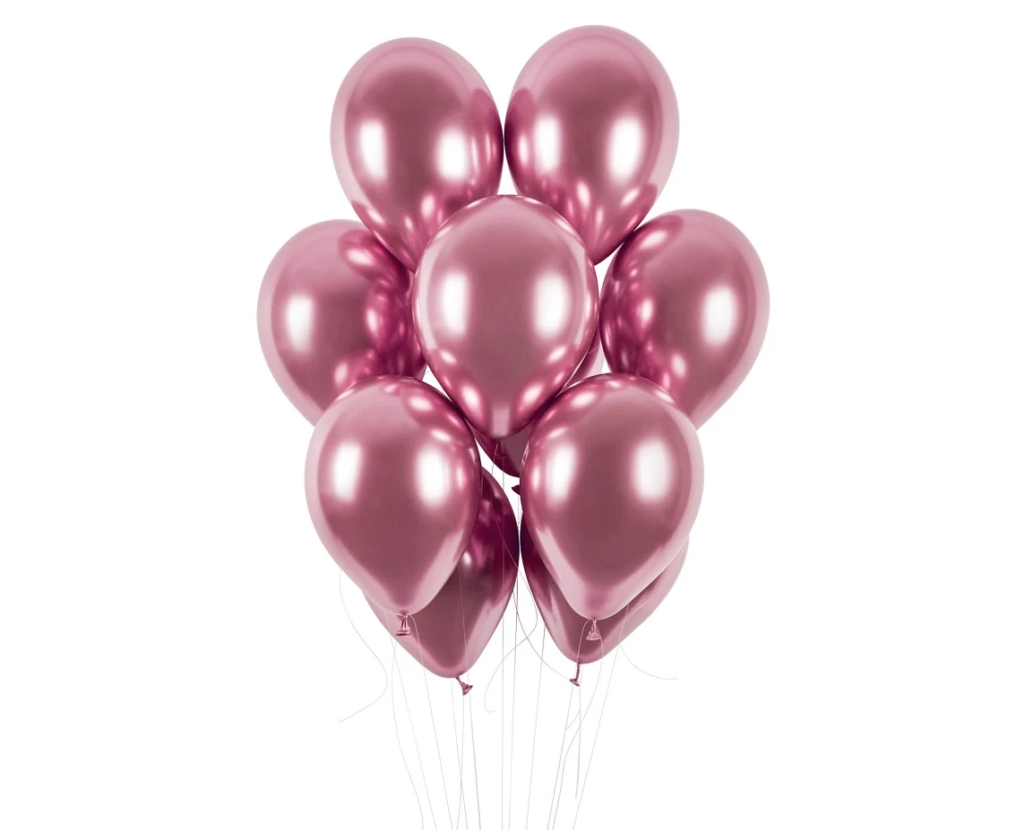 Balony Gemar 13", shiny różowe, 50szt.