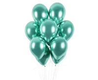 Balony Gemar 13", shiny zielone, 50szt.