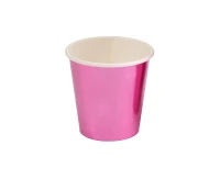 Kubeczki papierowe do shotów, różowe, 60 ml, 8 szt.