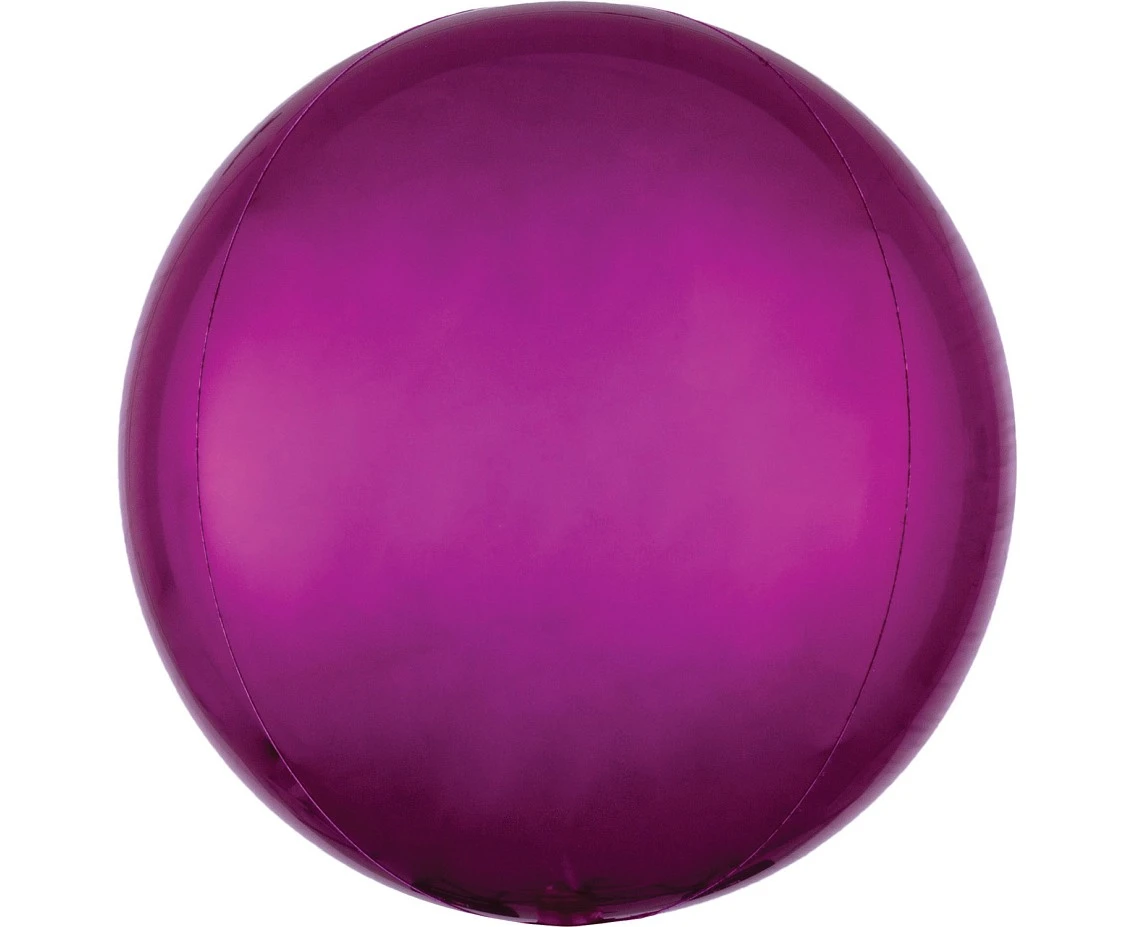 Balon foliowy 15" ORBZ - kula różowa (niepakowany) KK