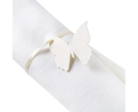 Zawieszka elegancka Butterfly, kość słoniowa, 10 szt.