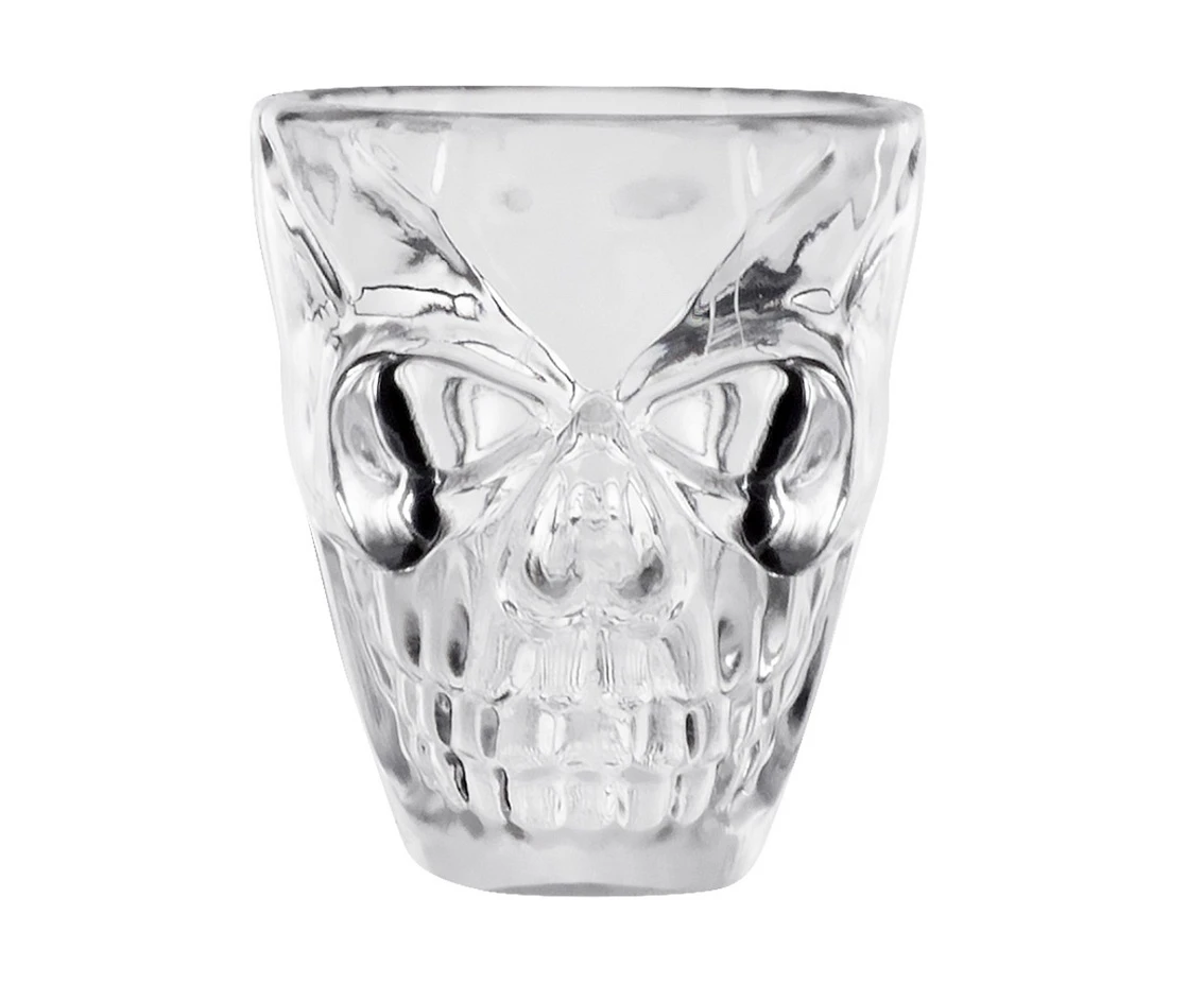 Kieliszki do shotów Czaszka, 50 ml, 4 szt.