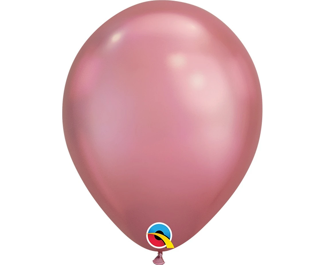 Balony Anagram 7", QL chrom różowo-fioletowe, 100szt. KK