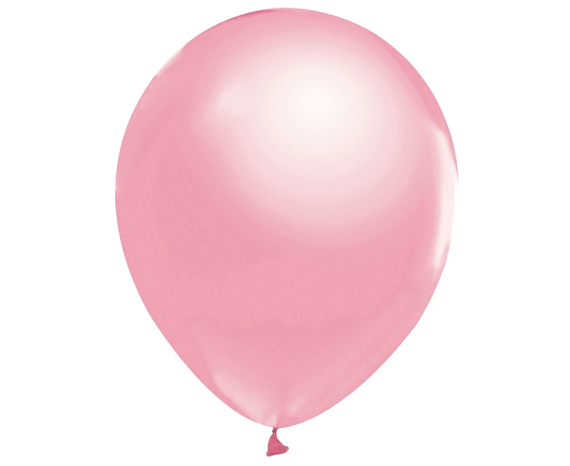 Balony B&C 12", metalik różowe, 50szt.