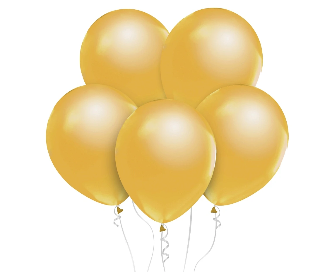 Balony B&C 12", metalik jasnozłote, 50szt.