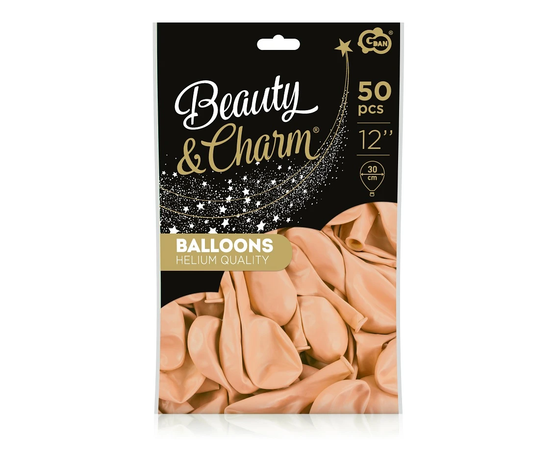 Balony B&C 12", macaron łososiowe, 50szt.