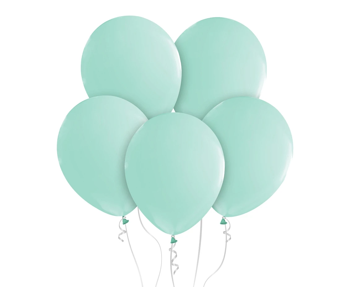 Balony B&C 12", macaron zielone, 50szt.