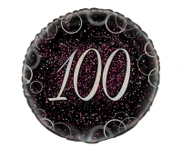 Balon foliowy UQ 18" Prism z nadr. 100, różowy