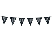 Banner Glitz 100, groszki, z flagami, 274 cm