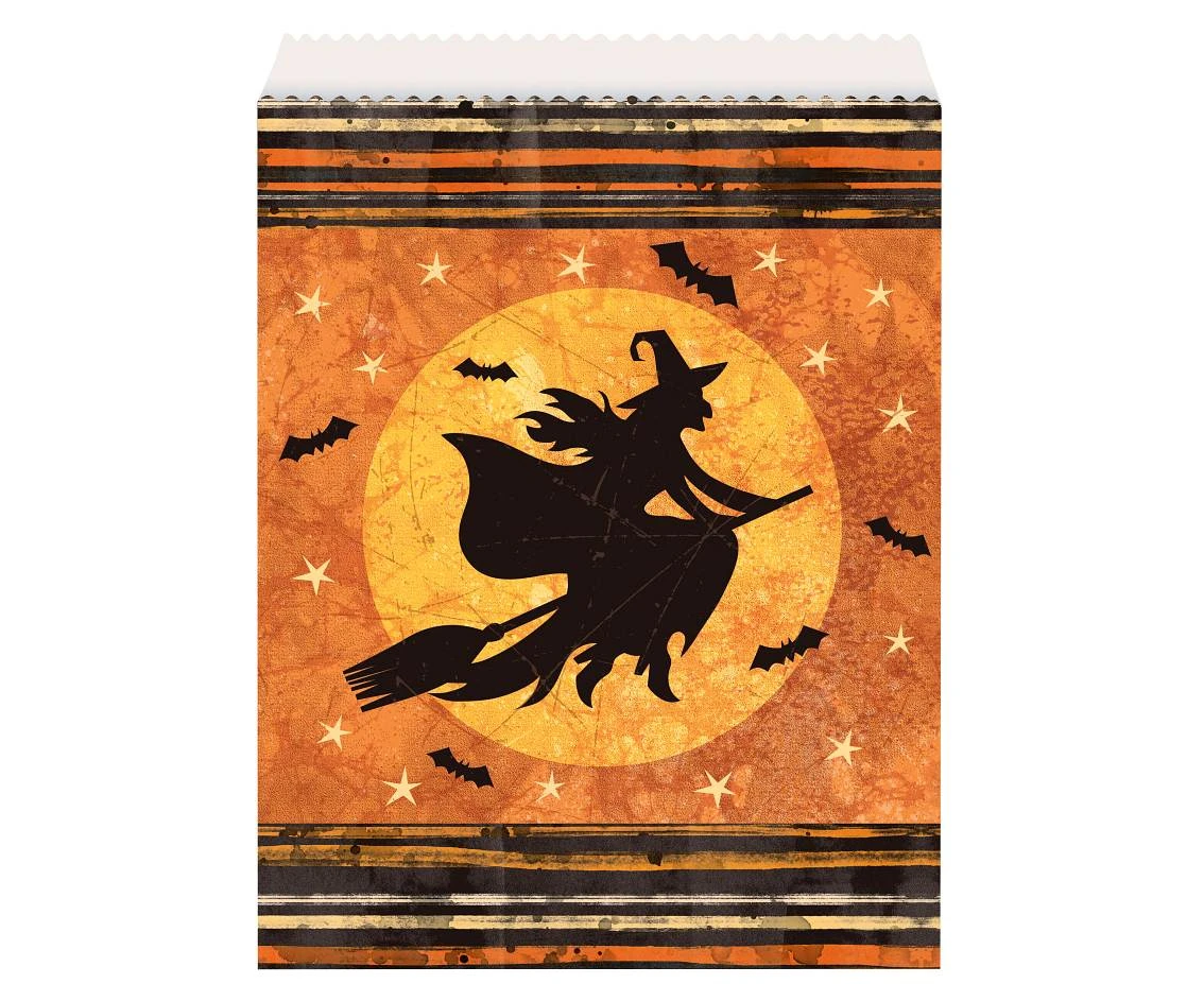 Torebki na cukierki Pełnia Księżyca - Halloween, 8 szt.