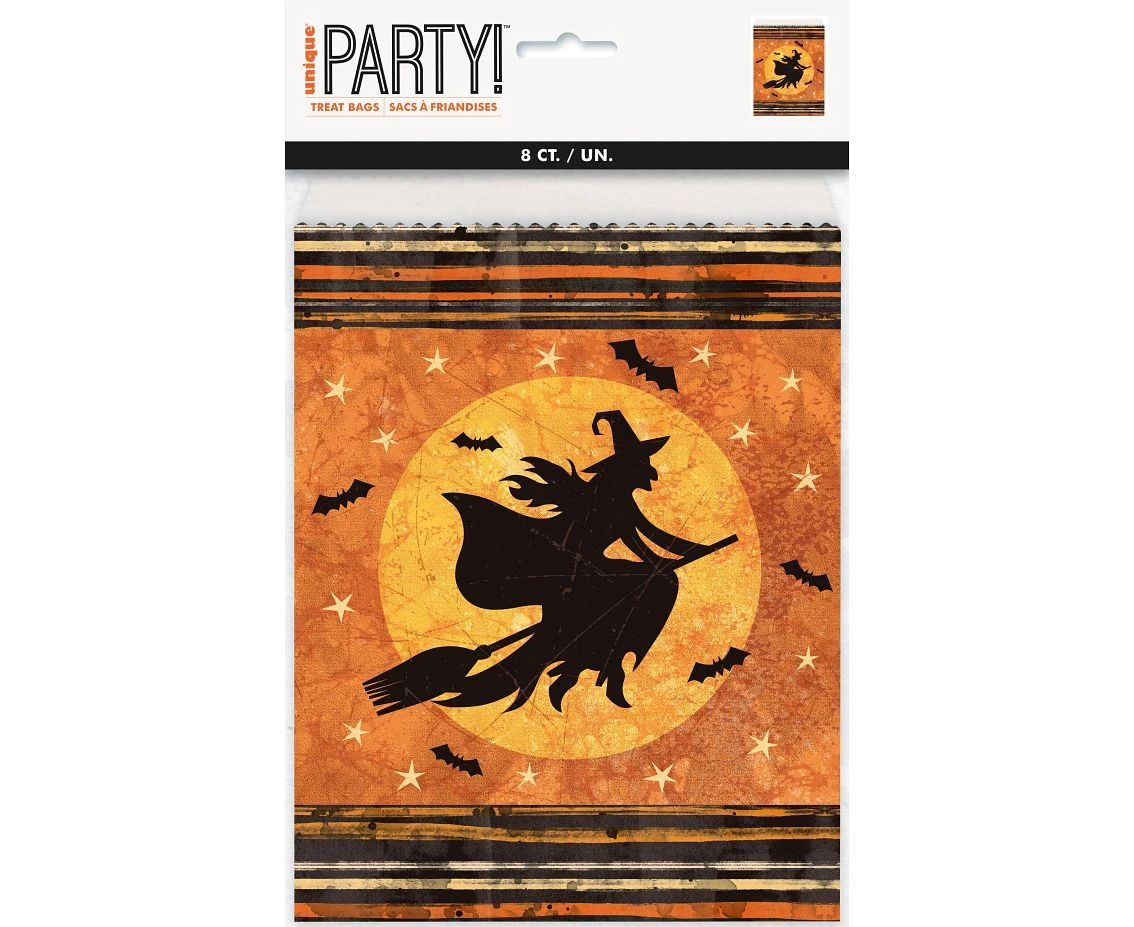 Torebki na cukierki Pełnia Księżyca - Halloween, 8 szt.