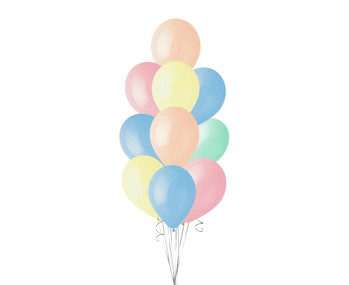 Balony B&C 12", macaron mix , 10szt.