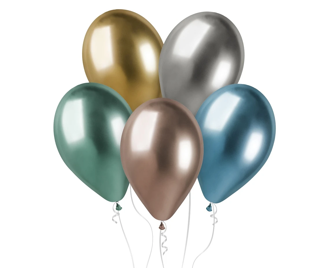 Balony Gemar 13", shiny mix kolorów, 50szt.