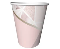 Kubeczki papierowe Rose Chic, 240 ml/ 6 szt. KK