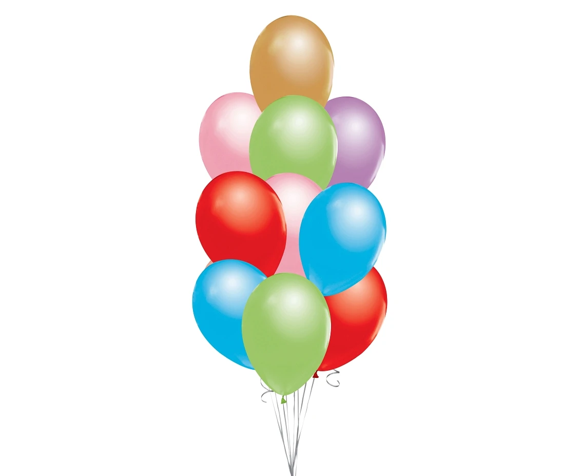 Balony B&C 12", metalik mix, 10szt.