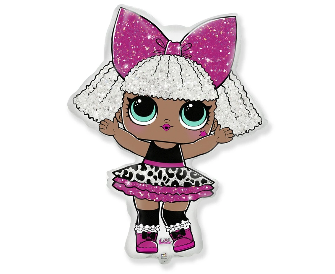 Balon foliowy 14"  FX - LOL: Diva, niepakowany