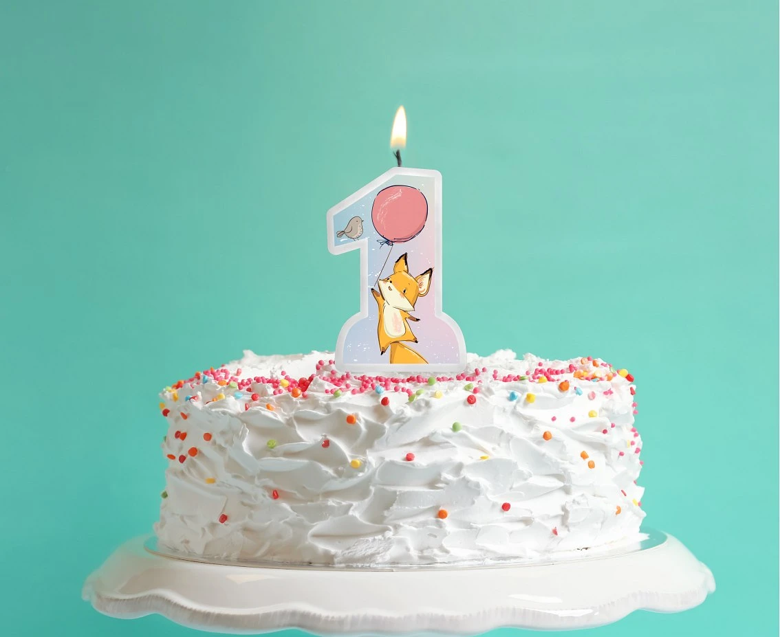 Świeczka urodzinowa Kolekcja Happy Birthday - Lisek KK
