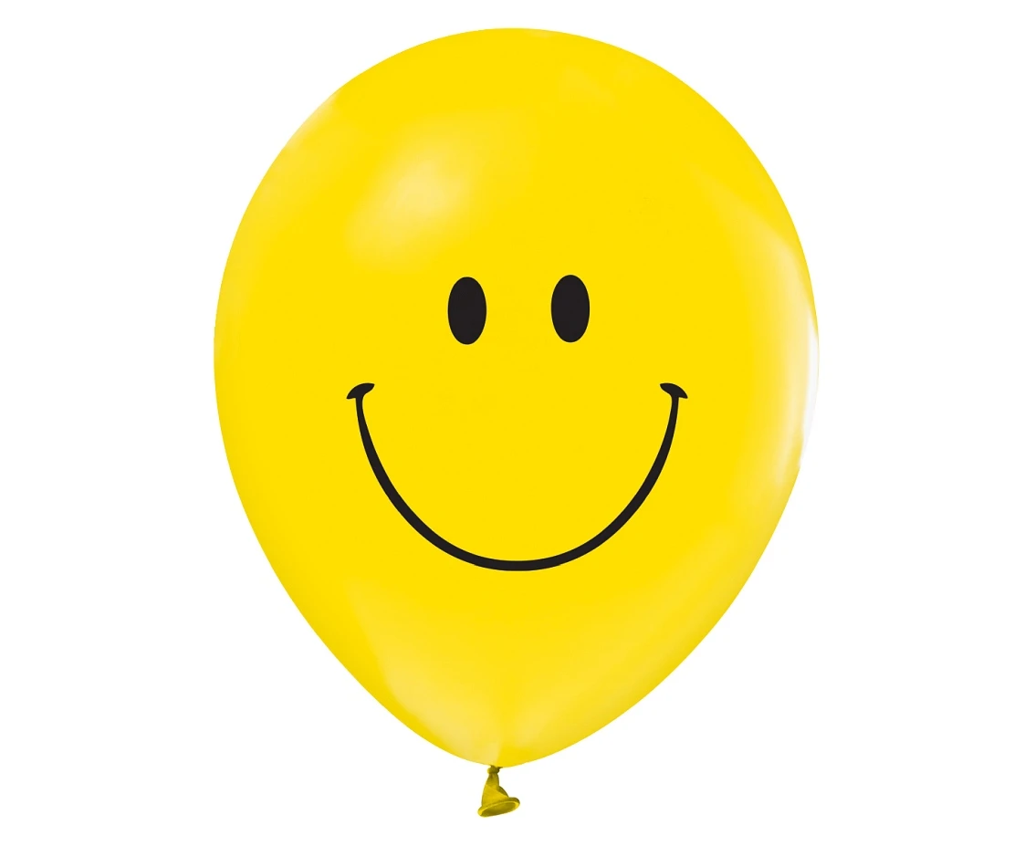 Balony Uśmiechy, 12"/ 5 szt.