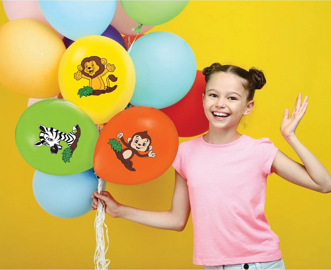 Balony Safari, 12 cali/ 5 szt.