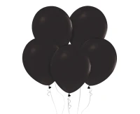 Balony B&C 12", pastel czarne, 10szt.