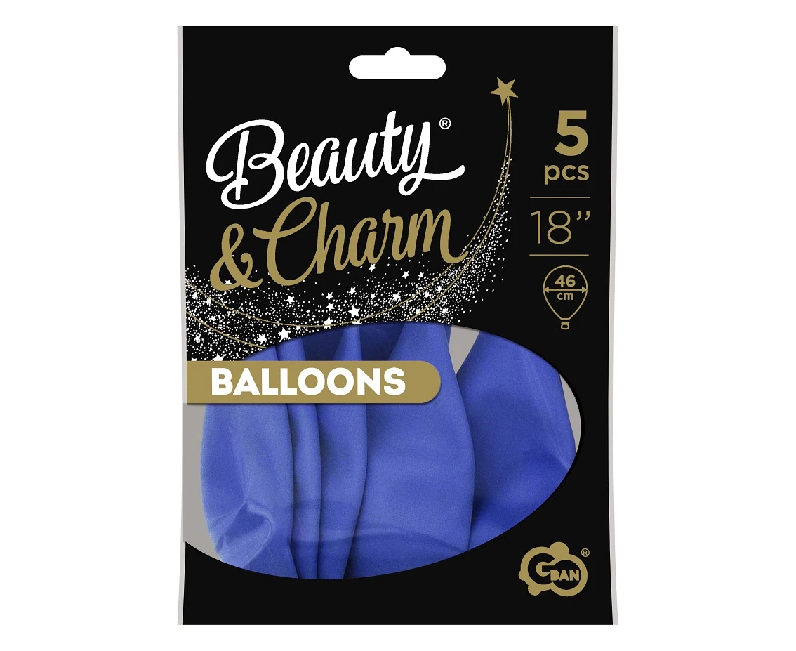 Balony B&C 18", pastel niebieskie, 5szt.