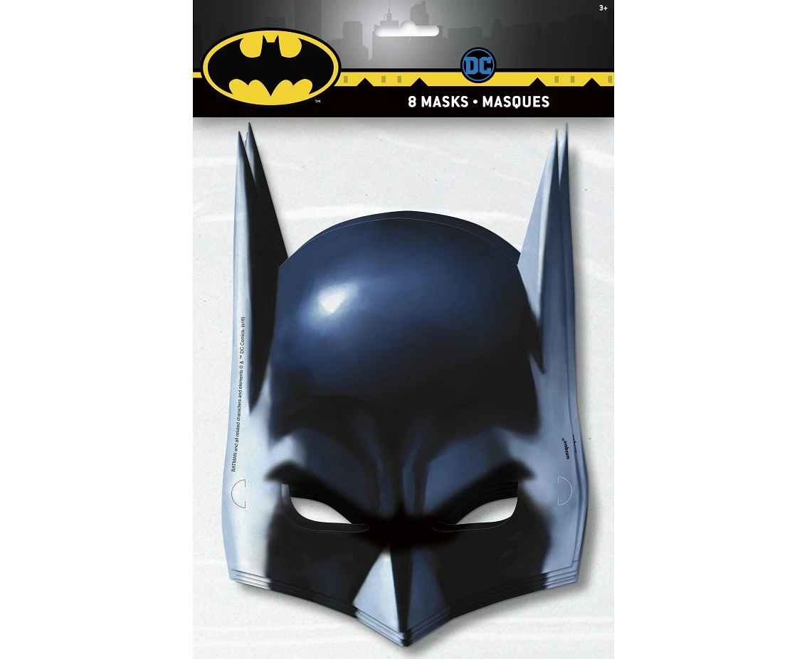Maseczki papierowe Batman, 8 szt. KK