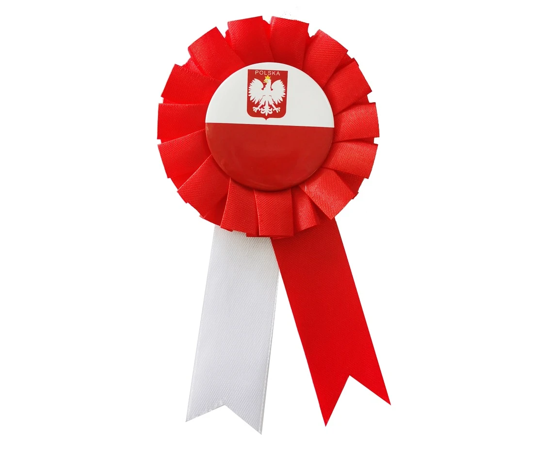Kotylion narodowy Biało-Czerwoni