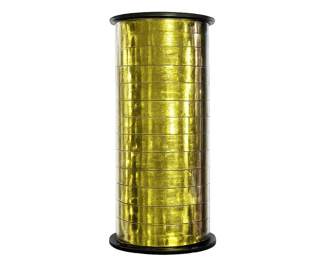 Tasiemka/wstążka metaliczna złota, 100y (92 m)
