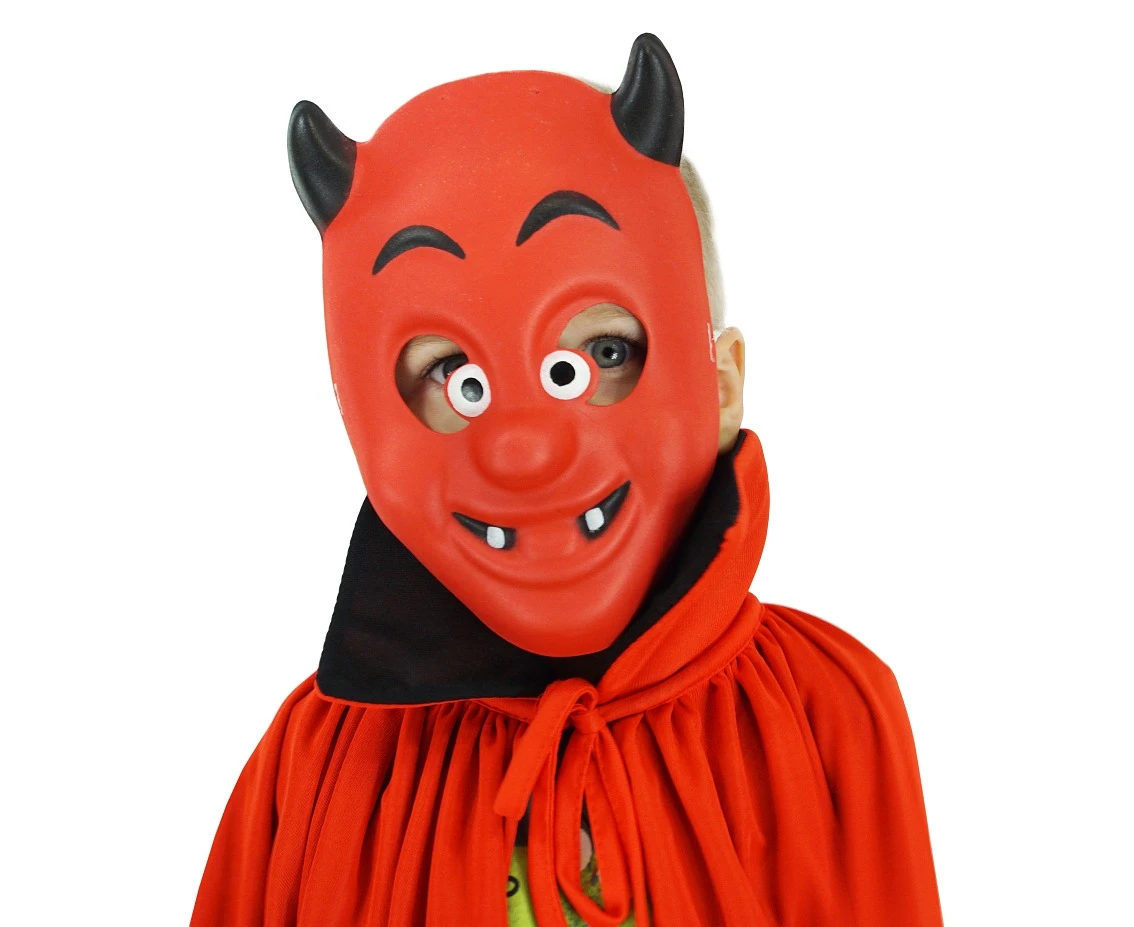 Maska z pianki Diabełek