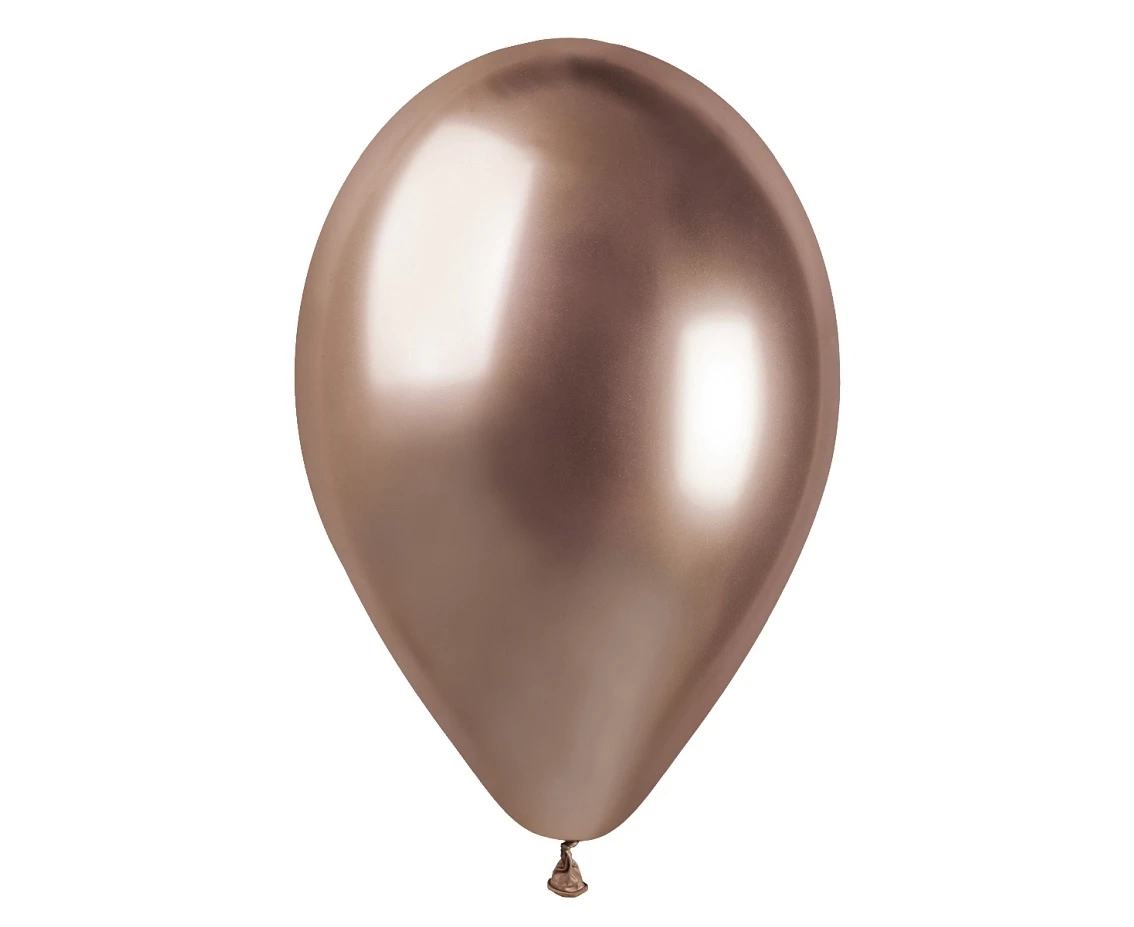 Balony Gemar 13", shiny różowo-złote, 50szt.