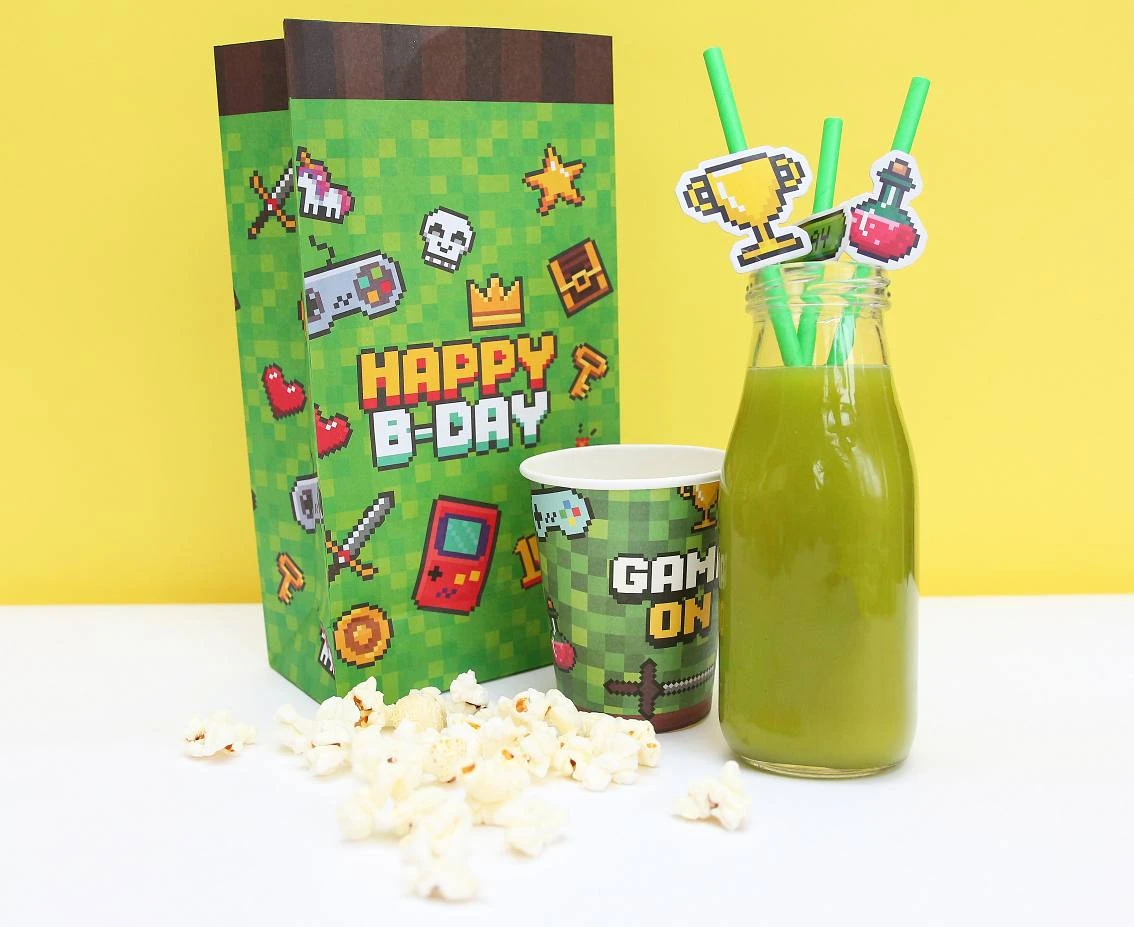 Kubeczki papierowe Game On, 250 ml, 6 szt.