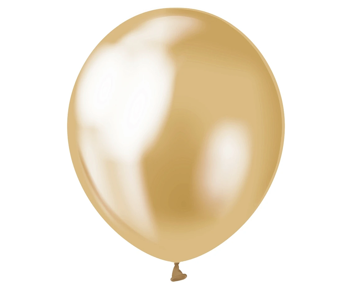 Balony B&C 10", platyna jasnozłote, 5szt.