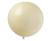 Balony Gemar, pastel kula 0.80m, kość słoniowa, 1szt. KK