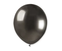 Balony Gemar 5", shiny grafitowe, 100szt.