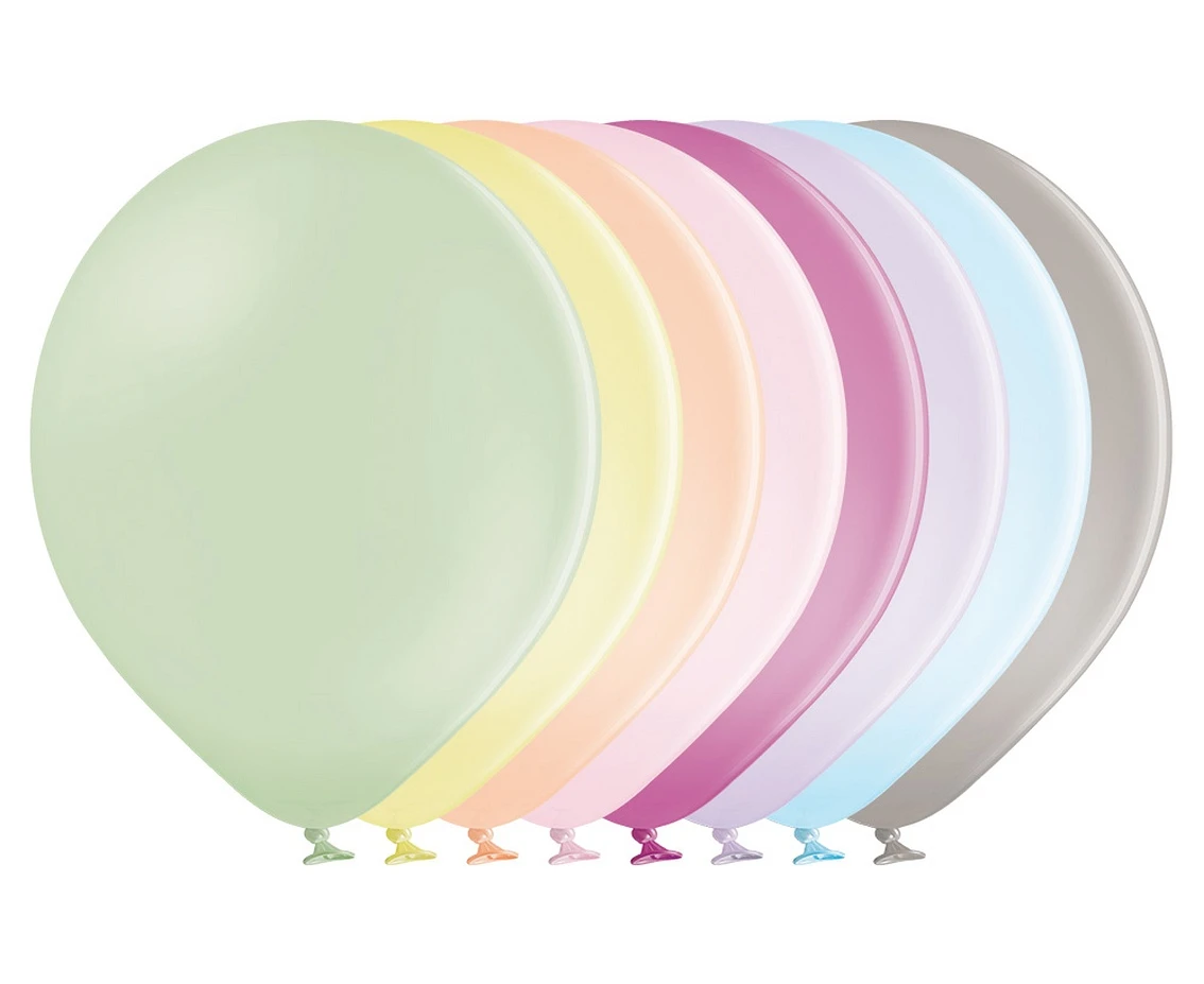 Balony Belbal 12", B105-322, (pastel macaron mix) pastel macaron mix, 100szt.