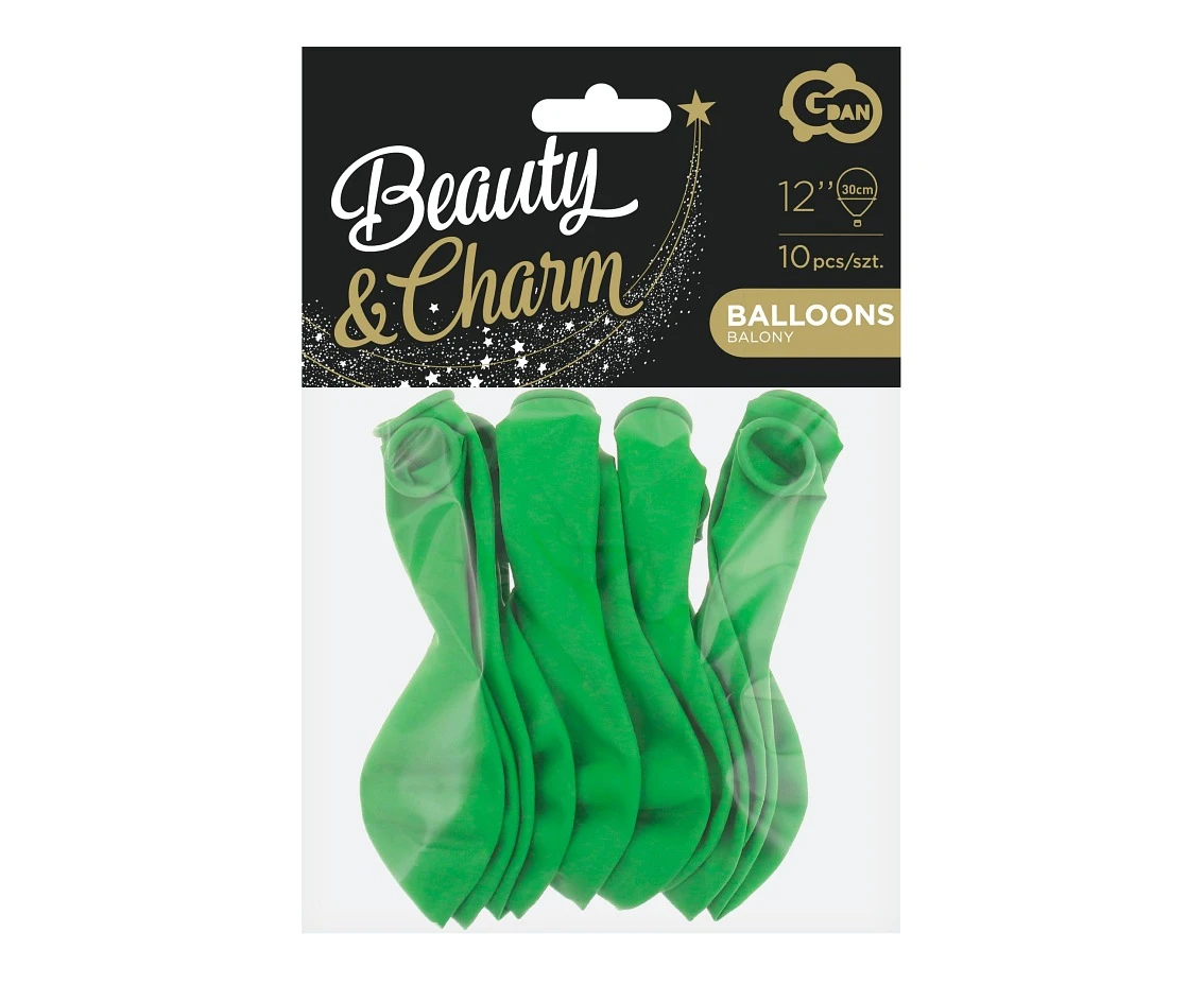 Balony B&C 12", pastel zielone, 10szt.