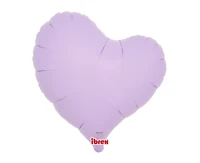 Balon Ibrex Hel, serce Sweet 14", Pastel Lavender, 5 szt.
