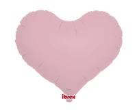 Balon Ibrex Hel, serce Jelly 14", Pastel Pink, 5 szt.