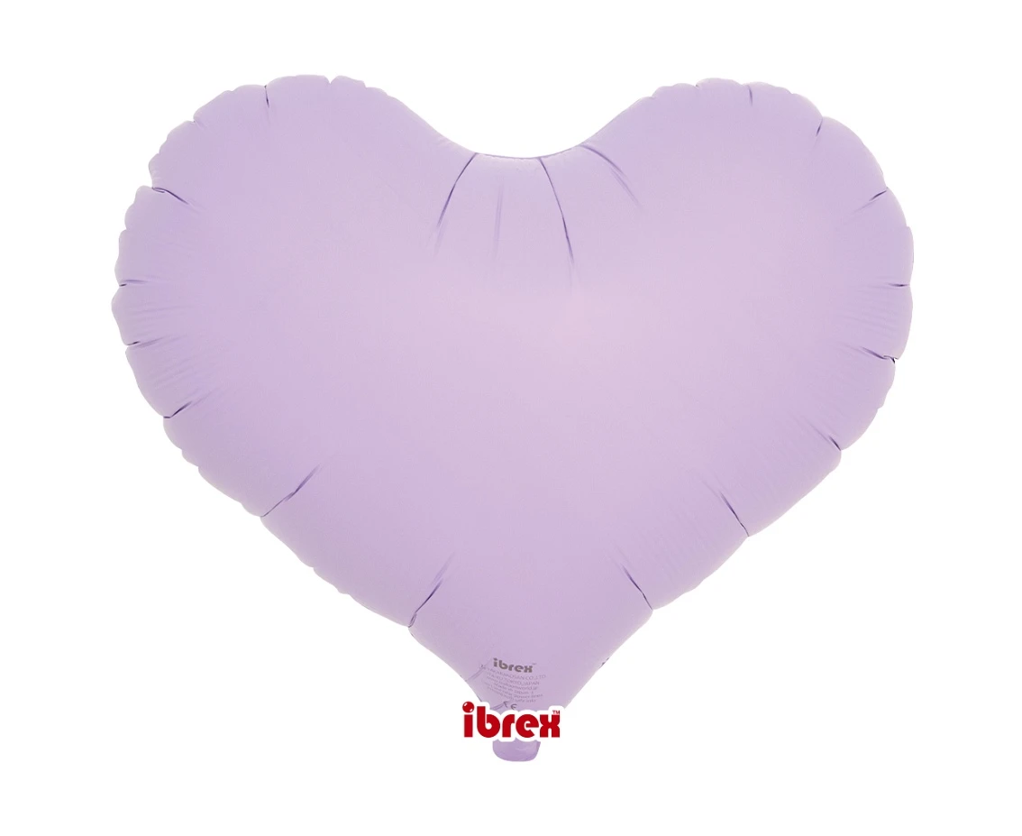 Balon Ibrex Hel, serce Jelly 14", Pastel Lavender, 5 szt.