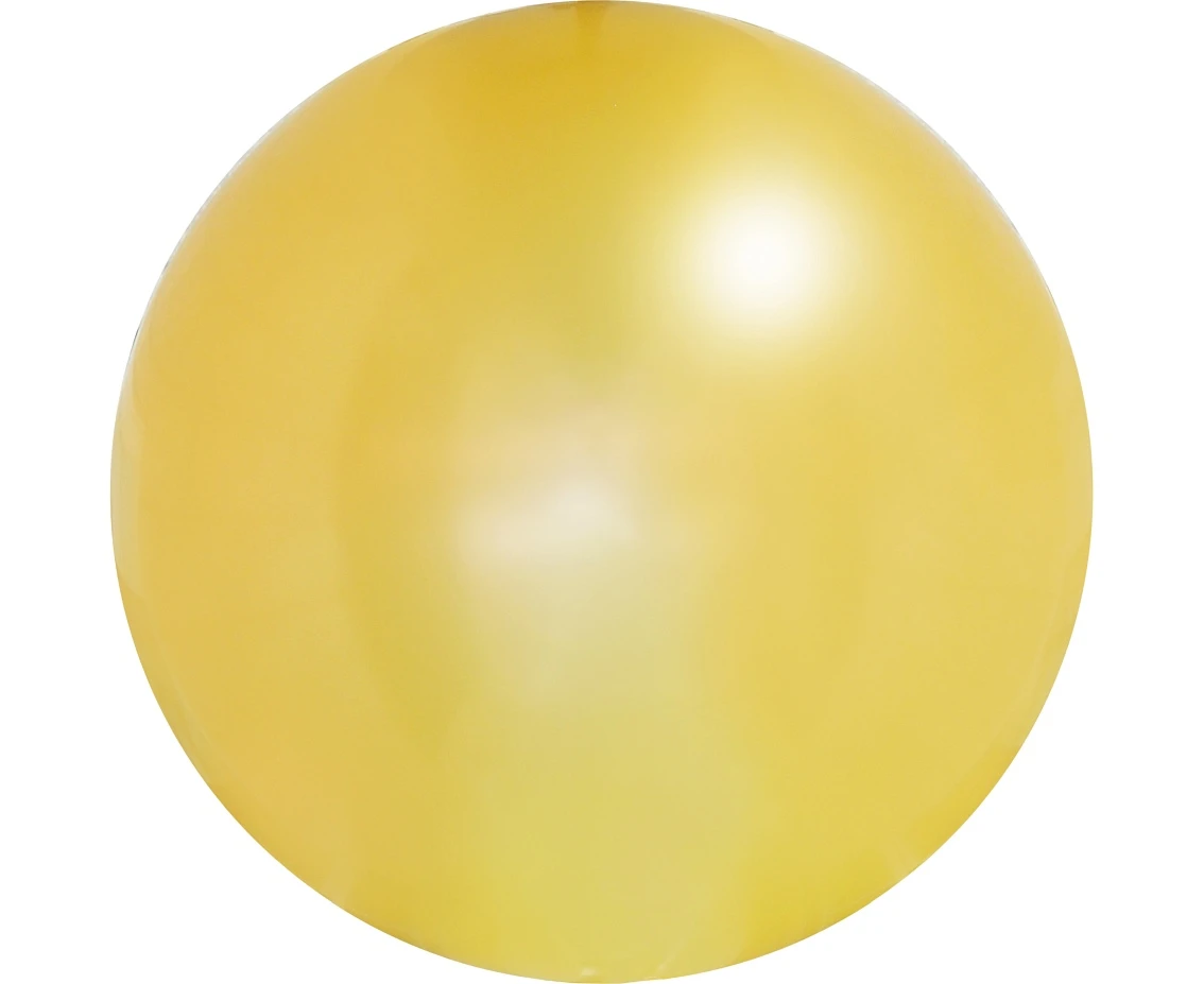 Balon Aqua - kryształowy, złoty, 18" KK